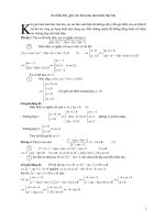 Sai lầm thường gặp khi giải  Tam thức bậc 2