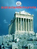 cac quoc gia co dai phuong Tay