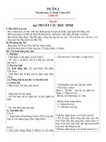 GIÁO ÁN LỚP 5 ĐÃ TÍCH HỢP MT - KNS