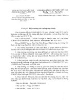 Một số công tác cần tập trung trong hoạt động TTKT-2011-2012