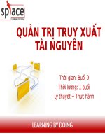 slide bài giảng - thi công mạng - sơ cấp bài 7 bài 7 quản trị truy xuất tài nguyên