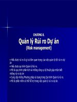 slike quản lý dự án phần mềm chương 8 quản lý rủi ro dự án
