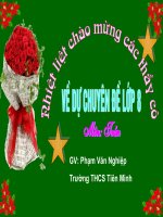 Phương trình chứa ẩn ở mẫu thức