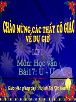 Bài 17: U - Ư