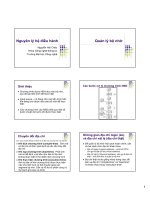 Quản lý bộ nhớ nguyên lý hệ điều hành