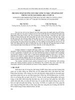 Phương pháp hướng dẫn học sinh tự học với kênh chữ SGK Địa lý