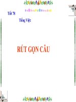 Rút gọn câu