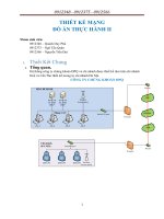 Thiết kế mạng đồ án thực hành II