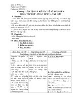 Giáo án số học lớp 6 tron bộ hay