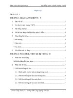 Môn giao diện người máy hệ thống quản lý điểm trường THPT