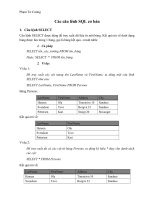 kỹ năng học giỏi sql