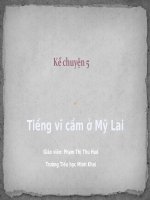 KC5: Tiếng vĩ cầm ở Mỹ Lai