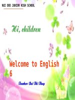 ANH 6- UNIT 1- LESON 4