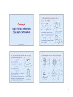 chương 6 đặc trương hình học