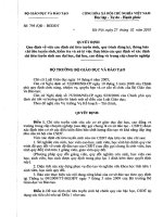 Xác định chỉ tiêu tuyển sinh