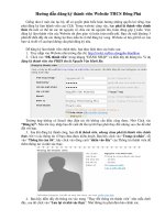 HƯỚNG DẪN ĐĂNG KÝ THÀNH VIÊN CHÍNH THỨC WEB TRƯỜNG THCS ĐÔNG PHÚ