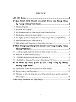 thực trạng hoạt động kinh doanh của tổng công ty hàng không việt nam