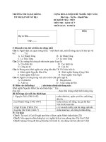 Đề kiểm tra 1 tiết HKII môn sử 7