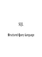 SQL tutorials structured query language