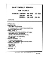 Hướng dẫn đầu cân XM service manual