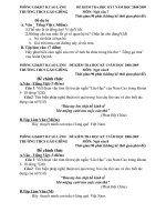 ĐỀ THI NGỮ VĂN 8