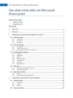 HƯỚNG DẪN SỬ DỤNG POWER POINT