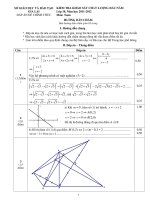 Huong dan cham toan 10 KSCL 11-12