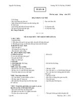 Giáo án lớp 4 (Tuần 10 - 18) Đủ môn (đẹp)