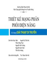 slike thuyết trình báo cáo môn trí tuê nhân tạo thiết kế mạng phân phối điện năng dùng giải thuật di truyền ( genetic algorithm )