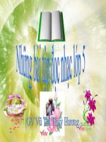 những bài đọc nhạc lớp 5