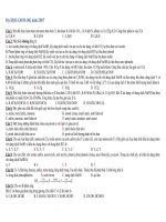 Amin-aminoaxit-pro trong các đthi ĐH CĐ