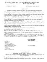 Thông tư 32-2011-BDTX GVTH