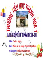 Phan so va phep chia so tu nhien