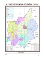 BAN ĐÔ HÀN CHÍNH TỈNH BÌNH PHỚC