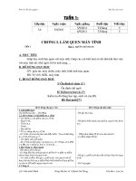 giáo án tin học  quyển 1 tuần 1