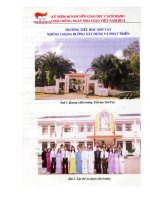 Tiểu học Sơn Tây - Những chặng đường phát triển