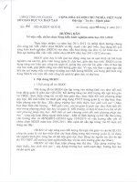 Hướng dẫn viết SKKN năm học 2011-2012