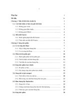 Sóng nhỏ Spline và một số ứng dụng