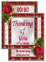 ĐÔI BỜ - WE ARE TWO BANKS OF THE SAME RIVER ! (09/11/2011)