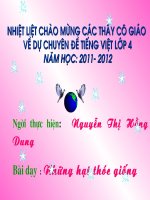 Tap doc: Những hạt thóc giống