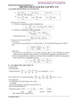 pp giai bai tap phan huu co