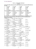 TEST 4 UNIT 1 ANH 9