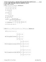 Hình học giải tích trong không gian