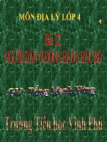 Người dân ở ĐB bắc bộ