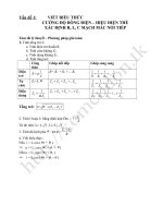 Chuyên đề: ĐIỆN XOAY CHIỀU