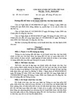 THÔNG TƯ 01 NGÀY 19/01/2011 CỦA BỘ NỘI VỤ QUY ĐỊNH THỂ THứC VÀ KỸ THUẬT TRÌNH BÀY VĂN BẢN