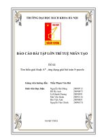 báo cáo môn trí tuê nhân tạo thuật toán tìm kiếm a giải bài toán puzzle(xây dựng trò chơi ghép hình )