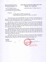 CV2567-V/V HƯỚNG DẪN ĐIỀU CHỈNH NỘI DUNG DẠY HỌC CHƯƠNG TRÌNH GDPT