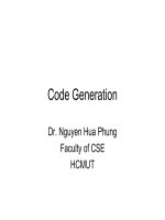 slike bài giảng môn chương trình dịch chương 9code generation