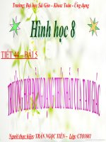 Trường hợp đồng dạng thứ nhất của tam giác